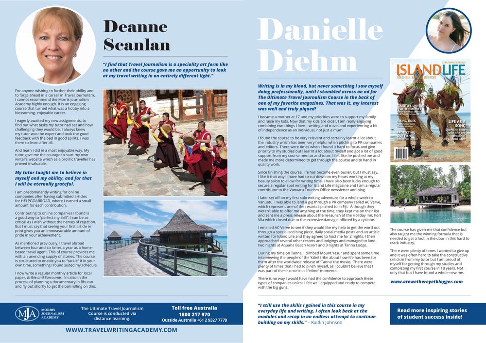 testimonial booklet layout design